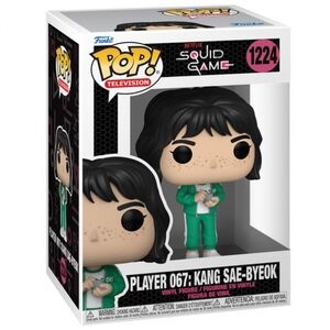 Funko Pop! Squid Game Player 067 Kang Sae-Byeok in Green and Black